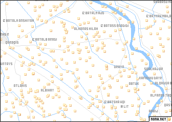 map of ‘Izbat Al ‘Azīzī